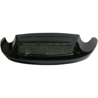 Custom Dynamics Fender Tip Front LED in Gloss Black Housing With Smoke Lens For 2014-2020 Touring Models (GEN-FT-AS-BLK)