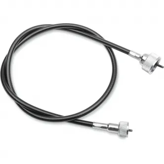 Drag Specialties Speedo Cable 46.5 Inch in Black Vinyl Finish For 1984/1986-1992 FXRT, 1986 FXRD, 1987-1992 FXRT, 1986 FXWG, 1973-Early 1984 XLS Models (4390200B)