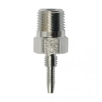 Goodridge 1/8 Inch NPT Male Adapter in Stainless Steel Finish For Sniper 2 (ARM427029)