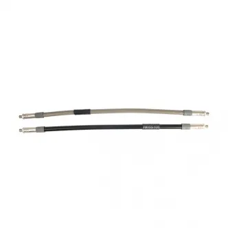 TRW Varioflex Brake Line 43cm With TUV In Black Coated Or Clear Coated Finish