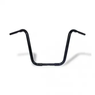 DOSS 16 Inch Buffalo Ape Hangers In Black Finish For 1982-2022 Harley Davidson Models (Excl. All E-Throttle) (ARM342509)