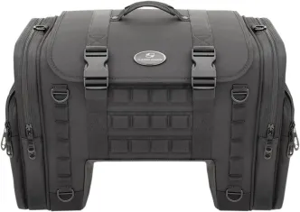 Saddlemen TS3200DE Tactical Deluxe Cruiser Tail Bag in Black Finish (EX00030A)