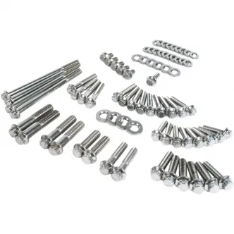 Feuling Primary/Transmission Dress-Up Kit in Stainless Steel Finish For 2007-2017 Softail Models (3059)