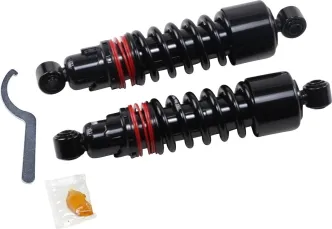 Burly Brand Slammer Plus Shock Set In Black Finish For Harley Davidson 1991-2017 Dyna Motorcycles (B28-1207B)