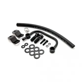 Doss Air Cleaner Breather Kit With 1/2-13 Threaded Breather Bolts in Black Finish For 1991-2022 XL Sportster Models (ARM844509)