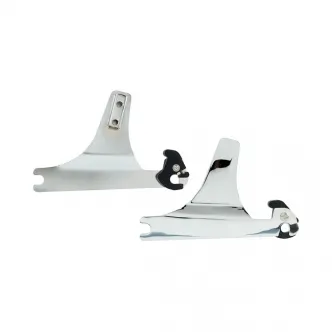 DOSS Detachable Sissy Bar Side Plate in Chrome Finish For 1984-1999 Softail (Excluding FLSTS) Models (ARM751275)