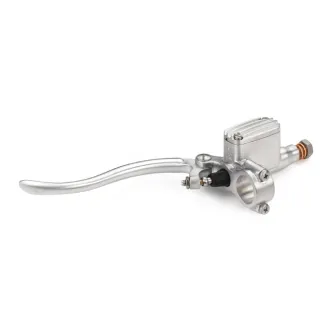 Kustom Tech Deluxe Line Clutch Master Cylinder With 14mm Bore In Satin Aluminium Finish (20-413)