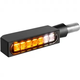 Heinz Bike Blokk-Line LED Blinker in Black Finish With Position Light For Universal Use (HBBL-PL-1)