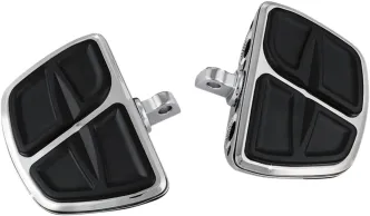 Kuryakyn Kinetic Mini Boards With Male Mount Adapters In Chrome Finish (7610)