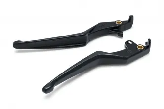 Kuryakyn Omni Levers For Honda Gold Wing Motorcycles In Satin Black Finish (6777)