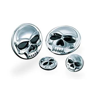 Kuryakyn Zombie Medallions 1 Inch Diameter In Chrome Finish (1492)