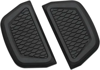 Kuryakyn Hex Passenger Board Inserts In Satin Black Finish (5903)