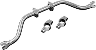 Kuryakyn Adjustable Mustache Bar For Harley Davidson Softail & Rocker And Yamaha Motorcycles In Chrome Finish (7502)