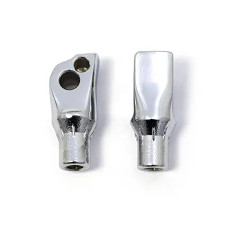 Kuryakyn Tapered Passenger Peg Adapters For Harley Davidson 2018-2023 Softail & LiveWire Motorcycles In Chrome Finish (8925)