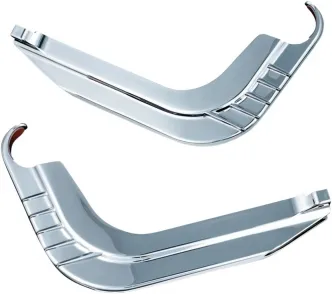 Kuryakyn Rear Bumper Accents In Chrome Finish For Harley Davidson 2009-2023 Trike Models (7223)