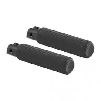 Arlen Ness Knurled Passenger Pegs In Black Finish For 2018-2023 Softail Models (07-943)