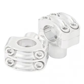 Roland Sands Design Nostalgia 4 Bolt Risers in Chrome Finish For 1 Inch Handlebars (0208-2050-CH)