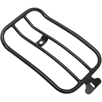 Motherwell 7 Inch Solo Luggage Rack in Gloss Black Finish For 2010-2012 FLSTSE, 2009-2011 FLSTSB, 2007-2017 FLSTF/B (MWL-180-GB)