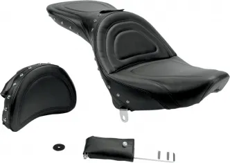 Saddlemen Explorer Special Seat With Driver Backrest For Harley Davidson 1984-1999 FXST/FLST Softail Models (8802J)