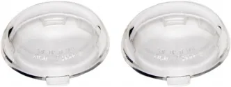 Custom Dynamics Probeam Bullet Style Clear Turn Signal Lenses For Harley Davidson Models (PRO-B-LENS-CLR)