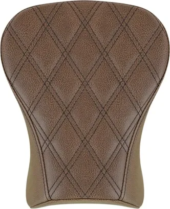 Saddlemen Renegade Tour Lattice Stitched Pillion Pad In Brown For Harley Davidson 2018 - 2023 FLSB Sport Glide & FXLR Low Rider Models (818-29-012BLS)