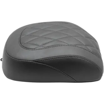 Mustang Wide Tripper Diamond Stitch Passenger Seat in Black For 2018-2021 Softail Breakout Models (83063)