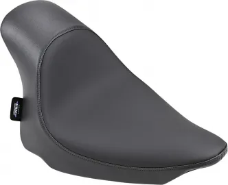 Drag Specialties Vinyl Smooth Standard Front Solo Seat in Black For 2000-2007 FLSTS/C. 2005-2017 FLSTN, 2007-2017 FLSTC Models (0802-0804)