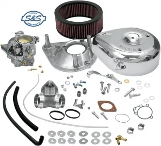 S&S Super E Carburetor Kit For 1986-1990 Evo Sportster Models (11-0408)