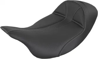 Saddlemen Dominator Low Solo Seat In Black For Harley Davidson 2008-2023 FLHR, FLHT, FLHX & FLTR Touring Models (808-07B-0042L)