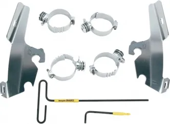 Memphis Shades Fats/Slim/Batwing Trigger-lock Kit In Polished Finish For Honda Models (MEM8978)