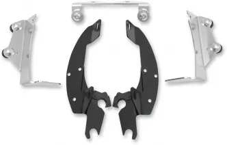 Memphis Shades Batwing Trigger-lock Kit In Black Finish For Kawasaki Models (MEK1912)