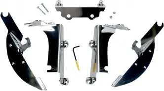 Memphis Shades Batwing Trigger-lock Kit In Polished Finish For Kawasaki Models (MEK1923)