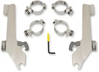 Memphis Shades Batwing Trigger-lock Kit In Polished Finish For Kawasaki And Victory Models (MEK1927)