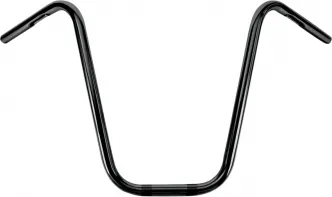 Burly Brand 16 Inch Narrow Apehanger in Black Finish 1982-2022 Harley Davidson Models (Excl. All E-Throttle) (B28-339)