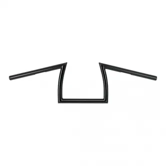 Biltwell Keystone XL 1 Inch Slotted Handlebar in Black Finish For 1982-2022 Harley Davidson (Excluding 2008-2023 E-Throttle, 1988-2011 Springers) Models (6014-2016)