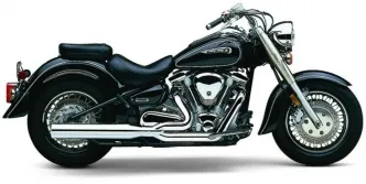 Cobra Power Pro HP 2 Into 1 Exhaust System In Chrome For Yamaha 1999-2007 XV 1600 & XV 1700 Models (2471)