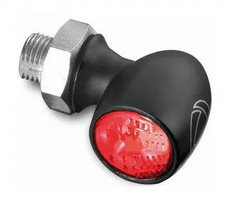 Kellermann Atto RB Turn Signal in Black Finish With Smoke Lenses For Rear Central Vertical Mount (Sold Singly) (159.150)