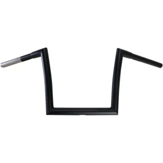 Todds Cycle 10 Inch Ape Hanger 1-1/4 Inch Diameter Strip Handlebar In Flat Black  (0601-2809)