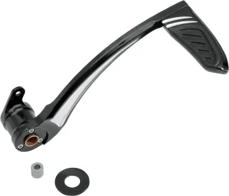 Performance Machine Brake Lever Including Machine Aluminium Brake Lever & Pad in Contrast Cut Finish For 1997-2007 FLT/Touring, 1987-2017 FLST Models (0032-1080-BM)