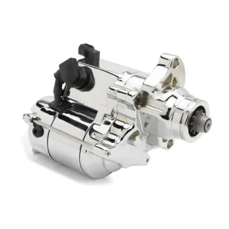 All Balls High Torque Starter 1.4KW In Chrome For Harley Davidson 2006-2017 Dyna, 2007-2017 Softail & 2007-2016 Touring Models (80-1014)