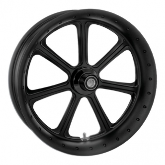 Roland Sands Design 23 x 3.5 Inch Front Diesel Wheel In Black Ops Finish For Harley Davidson 2011-2015 FXST Standard & 2011-2013 FXS Blackline With ABS Models (ARM468355)