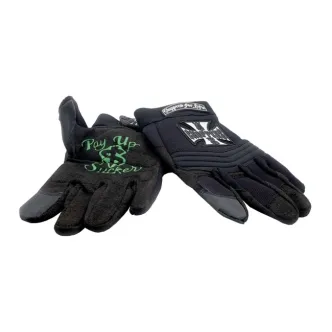 West Coast Choppers Riding Gloves Black Size Medium (ARM501759)