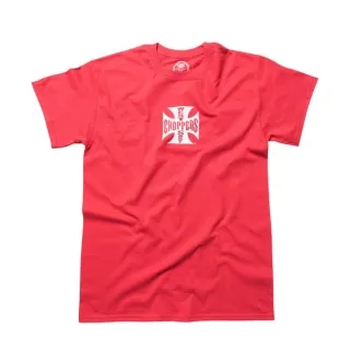 West Coast Choppers OG Classic T-shirt Red/White Size Large (ARM579565)