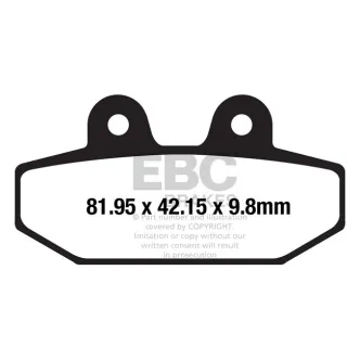 EBC Brakes Rear V-Pad Semi Sintered Brake Pads For 2018-2023 Softail Models (ARM530675)