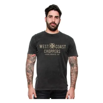 West Coast Choppers Eagle Vintage T-shirt Black Size Large (ARM806775)