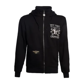  West Coast Choppers High Speed Zip Hoodie Black Size Medium (ARM025885)