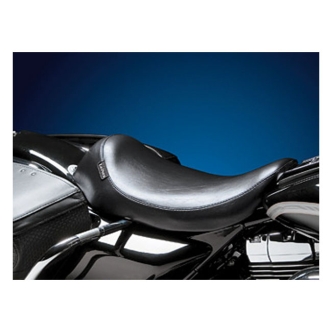 Le Pera Silhouette Smooth Foam Solo Seat 12 Inch Wide in Black For 1994-1996 FLHR Road King Models (L-857RK)