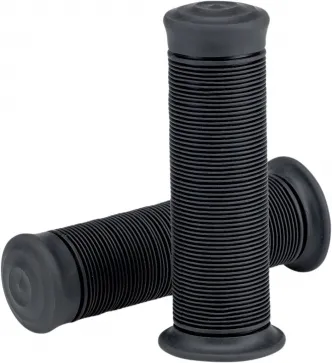 Biltwell 1 Inch TPV Kung Fu Grips in Black Finish (6701-0101)