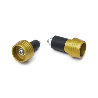 Kuryakyn Lodestar Rear Axle Sliders In Gold For BMW 2019-2021 F 750 GS, 2019-2021 F 850 GS, 2019-2021 F 850 GS Adventure, 2016-2021 S 1000 XR, 2009-2020 S 1000 RR, 2013-2019 S 1000 R and 2012-2015 HP4 Models (3811)