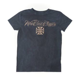 West Coast Choppers Eagle Crest T-shirt Magic Day Blue Size 3XL (ARM646419)